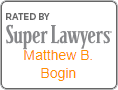 Rated by Super Lawyers badge
